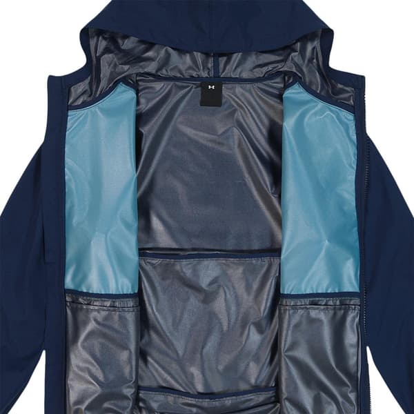 Under Armour Barn/Kids Packaway Jacka 6-7 år Svart/Blå Black/Blue 6-7 Years