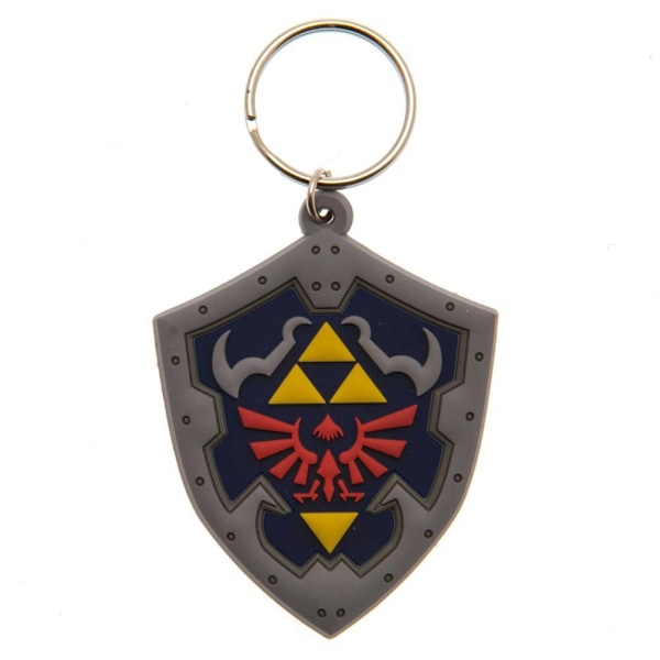 The Legend Of Zelda Sköld Nyckelring En Storlek Flerfärgad Multi-colour One Size
