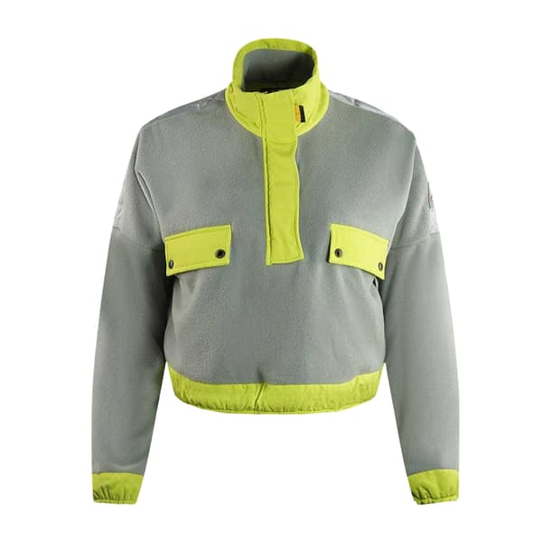 Parajumpers Dam Soraya Cropped Half Zip Sweatshirt S Grey S
