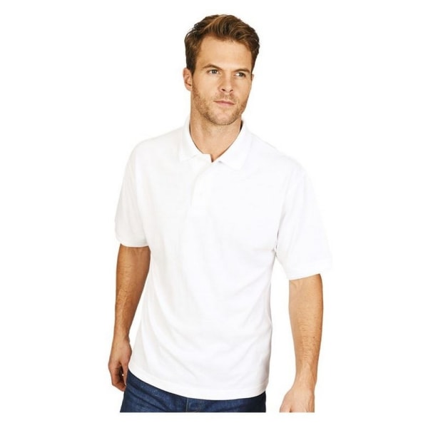 Casual Classic Herr Premium Triple Stitch Polo XL Vit White XL