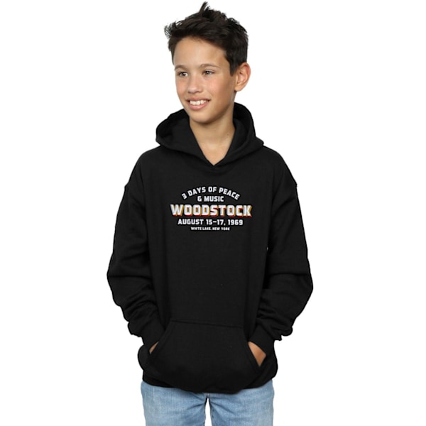 Woodstock Boys Varsity 1969 Hoodie 12-13 år Svart Black 12-13 Years