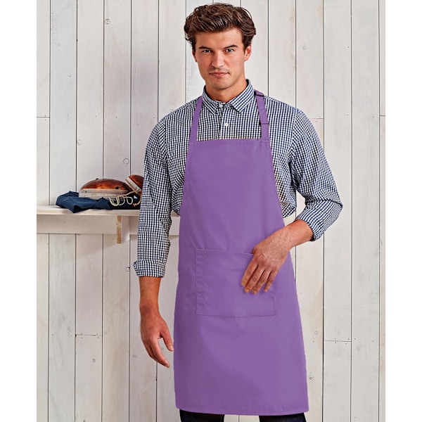 Premier Dam/Kvinnors Färger Bip Förkläde Med Ficka / Arbetskläder Rich Violet One Size