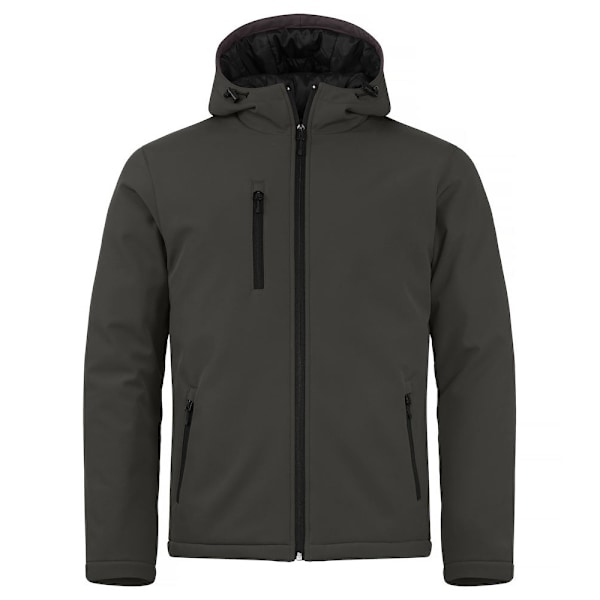Clique Herr Vadderad Softshell Jacka 4XL Mörkgrå Dark Grey 4XL