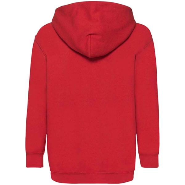 Fruit Of The Loom Kids Unisex Classic 80/20 Hoodie 5-6 Röd Red 5-6