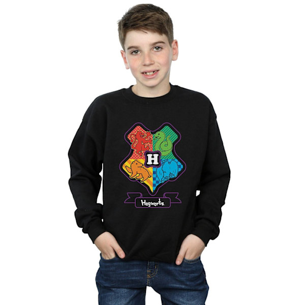 Harry Potter Boys Hogwarts Junior Crest Sweatshirt 12-13 år Black 12-13 Years