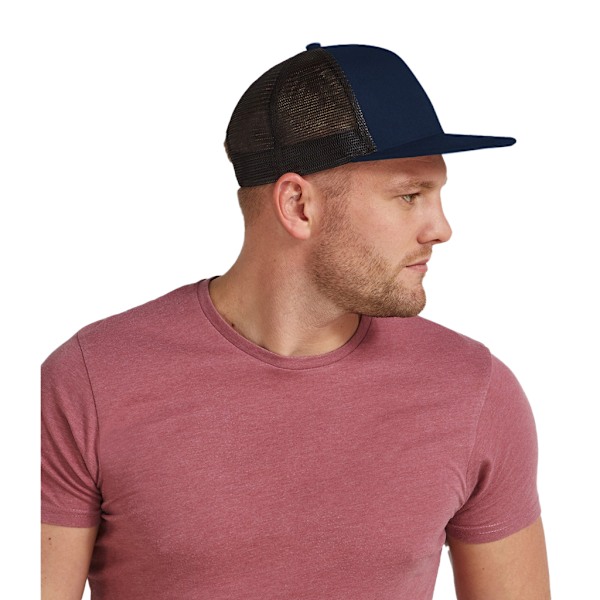 Beechfield Unisex Truckerkeps för vuxna, One Size, Svart Black One Size