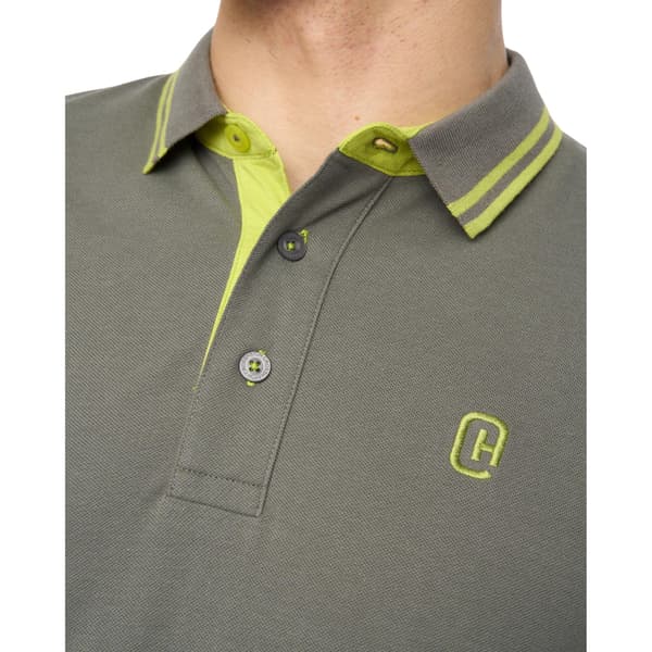 Crosshatch Mackerby Pikétröja för män L Oliv Olive L
