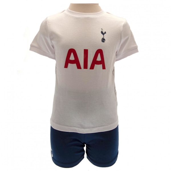 Tottenham Hotspur FC Barn/Barn T-Shirt & Shorts Set 6-9 Månader White/Navy 6-9 Months