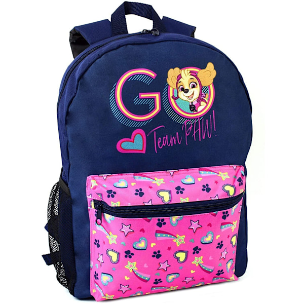 Paw Patrol Ryggsäcksset för Flickor (4-pack) One Size Rosa/Marinblå Pink/Navy One Size