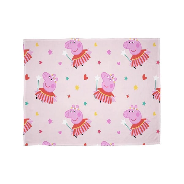 Greta Gris Magisk Fleecefilt En Storlek Rosa Pink One Size