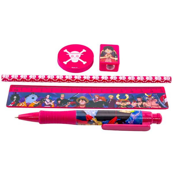 One Piece-figurer brevpapper set en storlek flerfärgad Multicoloured One Size