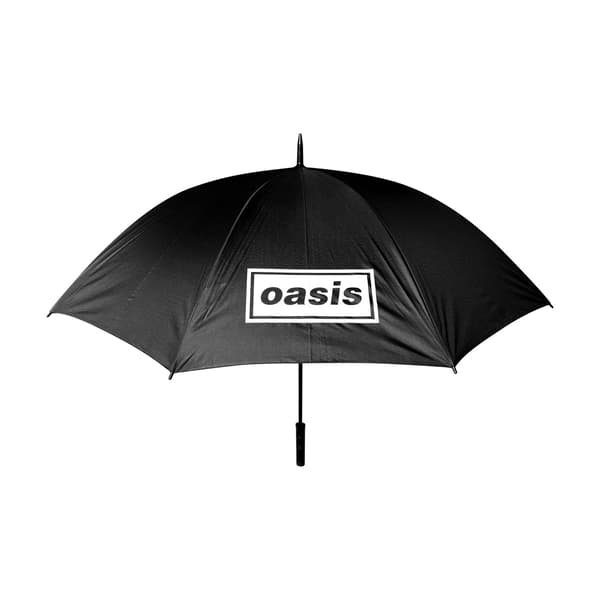 Oasis Definitely Maybe Albumomslag Vikbart Paraply En Storlek Black One Size