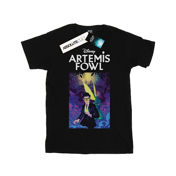 Disney Girls Artemis Fowl Bokomslag Bomull T-shirt 12-13 År Black 12-13 Years