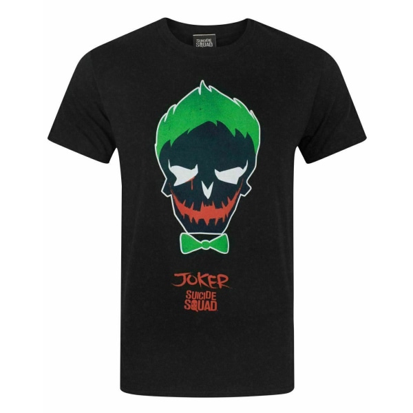 Suicide Squad Mens The Joker Icon T-Shirt S Svart Black S