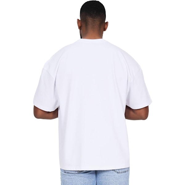 Casual Classics Unisex Vuxen Supreme Kammad Bomull Ekologisk Oversize White 4XL