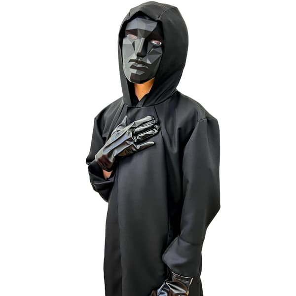 Squid Game Unisex Vuxen Deluxe Front Man Kostym M Svart Black M