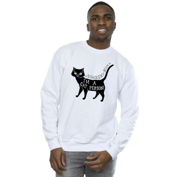 Disney Hocus Pocus A Cat Person Sweatshirt XXL Vit White XXL