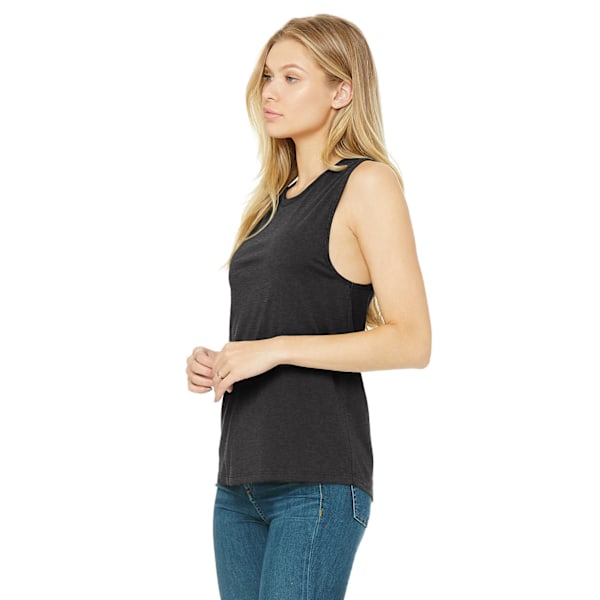 Bella + Canvas Dam/Dam Muscle Jersey Tank Top S Mörkgrå Dark Grey Heather S