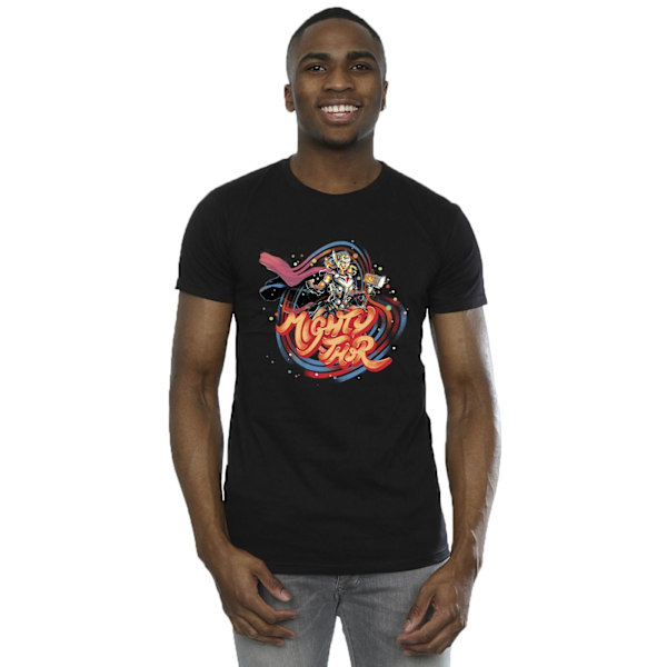 Marvel Herr Thor Love And Thunder Mighty Thor Swirl T-Shirt 4XL Black 4XL