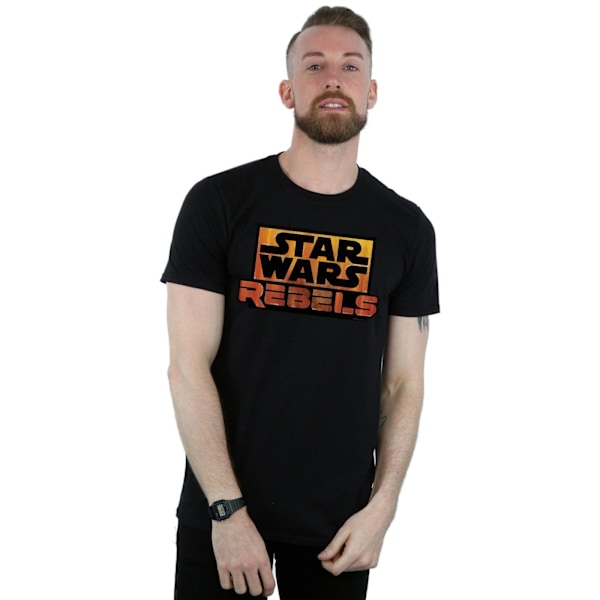 Star Wars Herr Rebel Logo T-shirt XXL Svart Black XXL