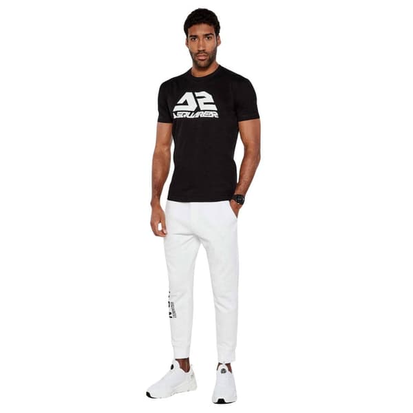 DSquared2 Herr T-shirt med djärv logotyp Cool Fit M Svart Black M