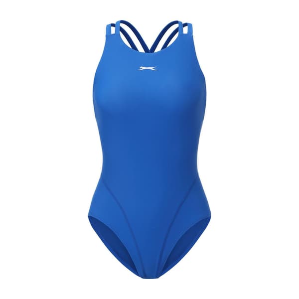 Slazenger Dam/Dam String-Back Baddräkt i ett stycke 16 UK Co Cobalt 16 UK
