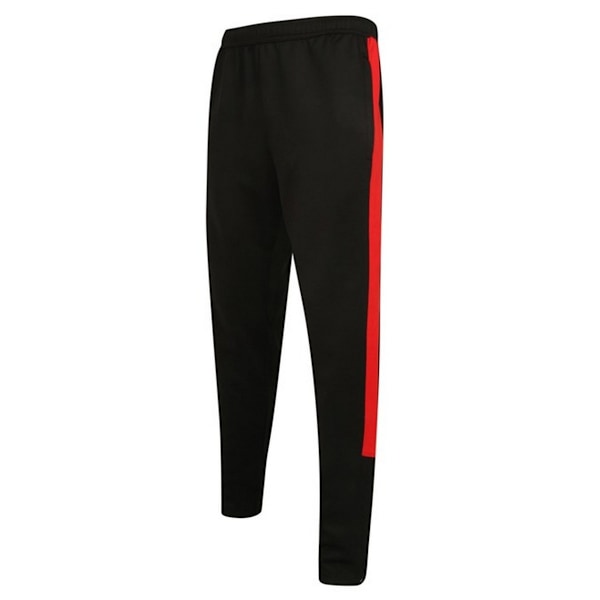 Finden & Hales Unisex Träningsbyxor Vuxen 4XL Svart/Röd Black/Red 4XL