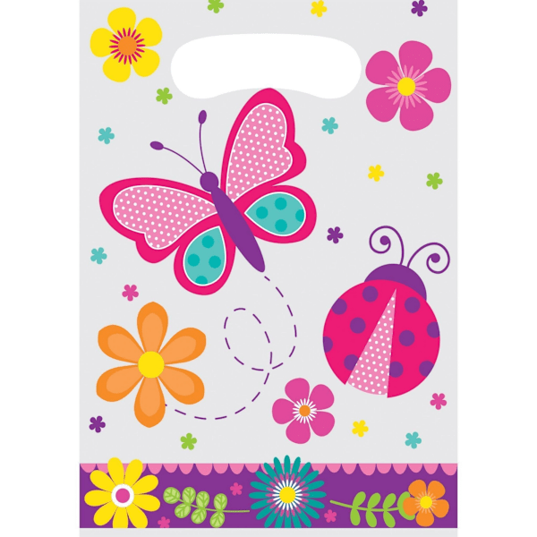 Kreativa festfjärilsfestpåsar (8-pack) En storlek Flerfärgad Multicoloured One Size