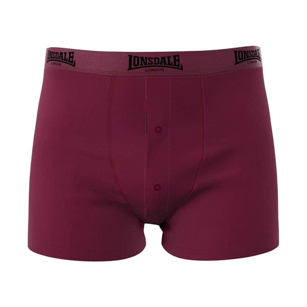 Lonsdale Boxershorts för män (2-pack) S Rost/Antracit Rust/Charcoal S