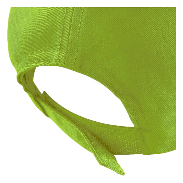 Beechfield Plain Unisex Junior Original 5 Panel Baseball Cap On Lime Green One Size
