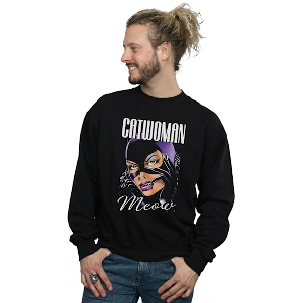 DC Comics Herr Batman Catwoman Feline Fatale Sweatshirt M Svart Black M