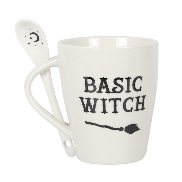 Something Different Basic Witch Keramisk Mugg Set En Storlek Vit White One Size