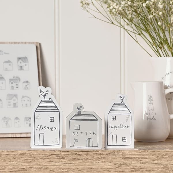 Celebrations Moments Better Together Husplakett (3-pack) White One Size