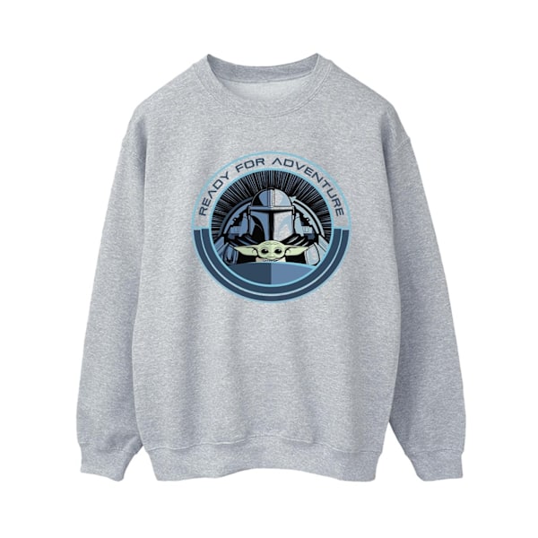 Star Wars Dam/Damer The Mandalorian Grogu redo för äventyr Sports Grey M