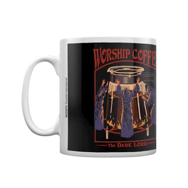 Steven Rhodes Worship Kaffeemugg En Storlek Vit/Svart/Röd White/Black/Red One Size