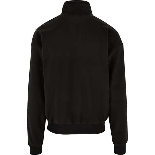 Urban Classics Basic Polar Fleece Sweatshirt för män XXL Svart Black XXL