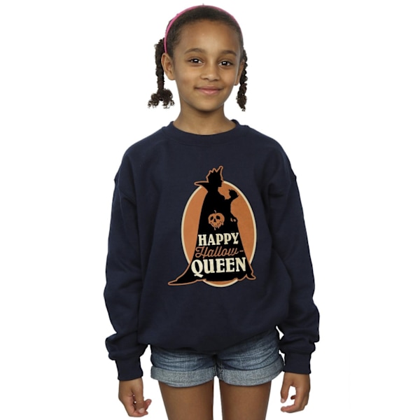 Disney Girls Villains Hallow Queen Sweatshirt 3-4 år Sport Sports Grey 3-4 Years