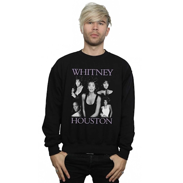 Whitney Houston Herr Flera Poser Sweatshirt S Svart Black S