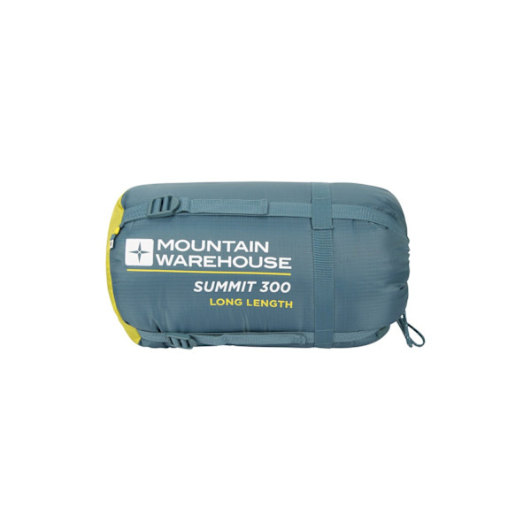 Mountain Warehouse Summit 300 Vänster Dragkedja Vinter Mumie Sovsäck Bright Blue 200cm