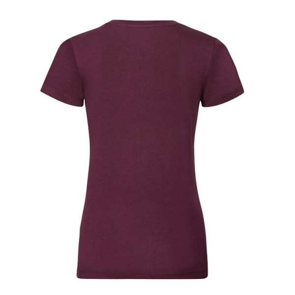 Russell Dam/Kvinnor Ekologisk Kortärmad T-shirt S Bourgogne Burgundy S