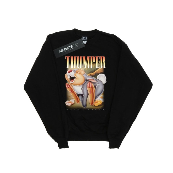 Disney Mens Bambi Thumper Montage Sweatshirt XL Svart Black XL
