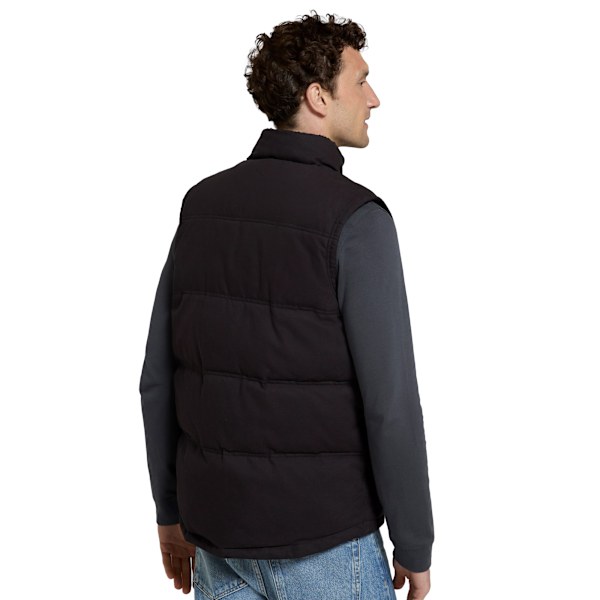 Animal Herr Gilet Fistral Quiltat med Borgfoder Storlek L Svart Black L