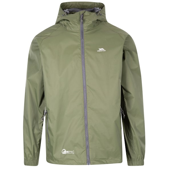 Trespass Unisex Vuxen Qikpac Vattentät Jacka XS Moss Moss XS
