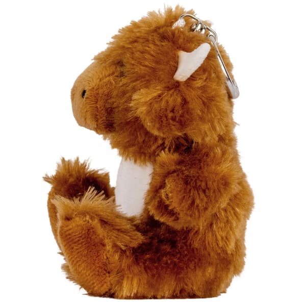 Mumbles Highland Cow Nyckelring 10cm Brun Brown 10cm