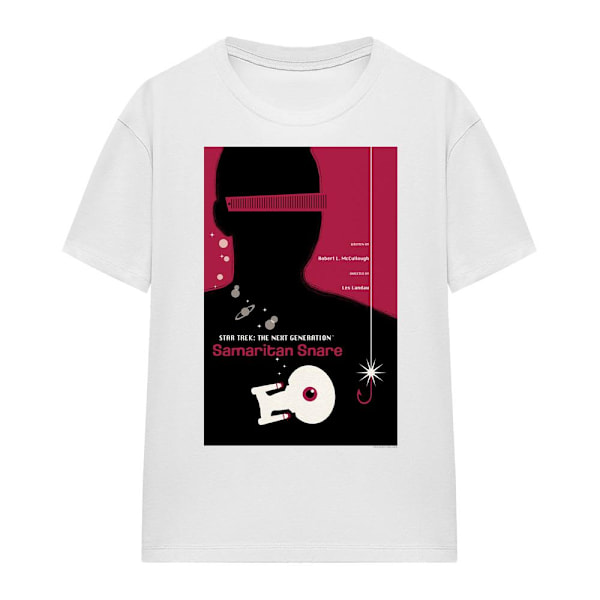 Star Trek Unisex Vuxen The Next Generation Säsong 2 Avsnitt 17 White XL