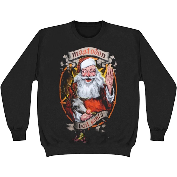 Mastodon Unisex Vuxen Hail Santa Holiday Sweatshirt XXL Svart Black XXL