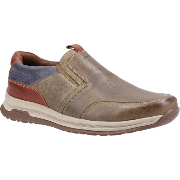 Hush Puppies Cole Läder Casual Skor 12 UK Khaki/Marinblå/Tan Khaki/Navy/Tan 12 UK