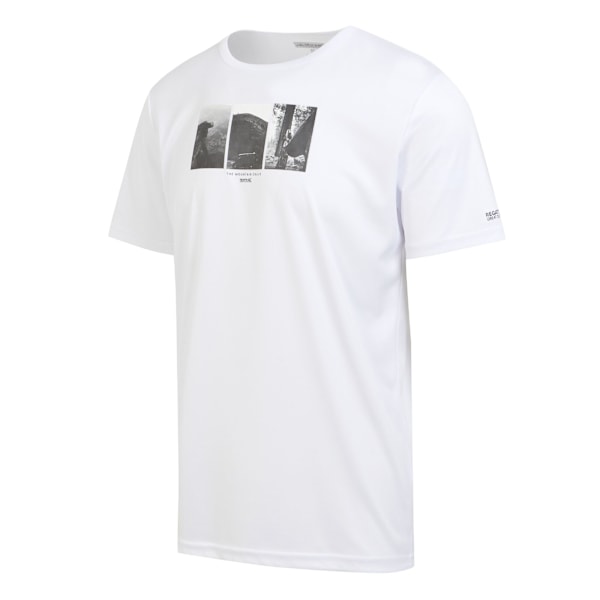 Regatta Herr Fingal VIII Grafisk Tryckt T-shirt M Vit White M