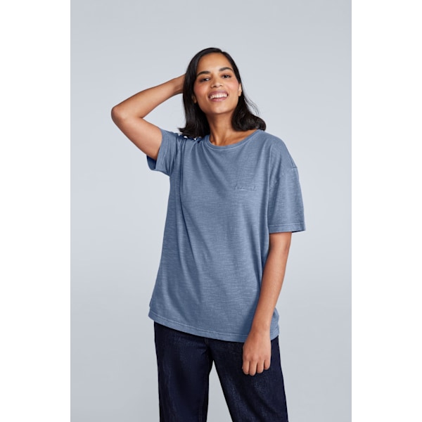 Animal Dam/Dam Leena Ekologisk Bomull Boxy T-shirt 16 UK Blå Blue 16 UK