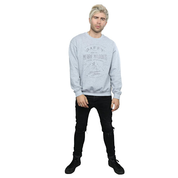 Looney Tunes Herr Daffy Duck Despicable Sweatshirt M Sports Grå Sports Grey M